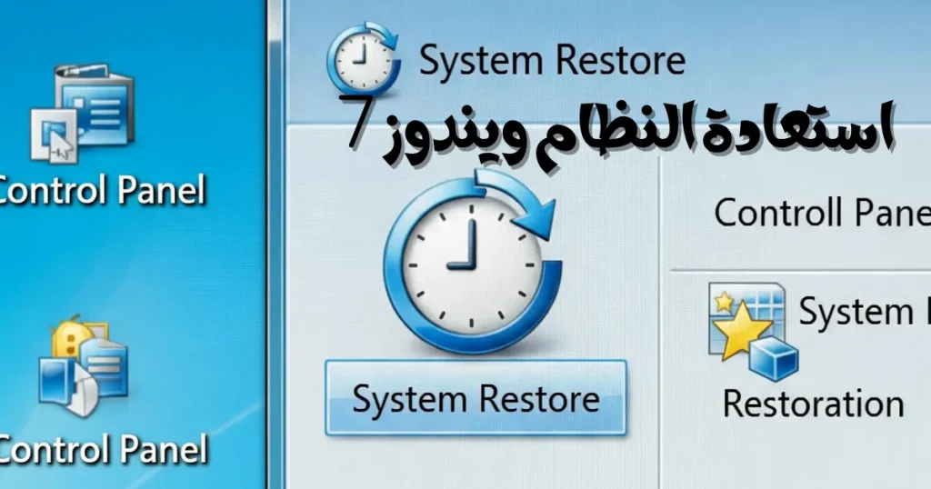 استعادة نظام ويندوز 7