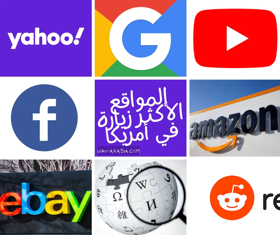 أكثر المواقع زيارة في أمريكا