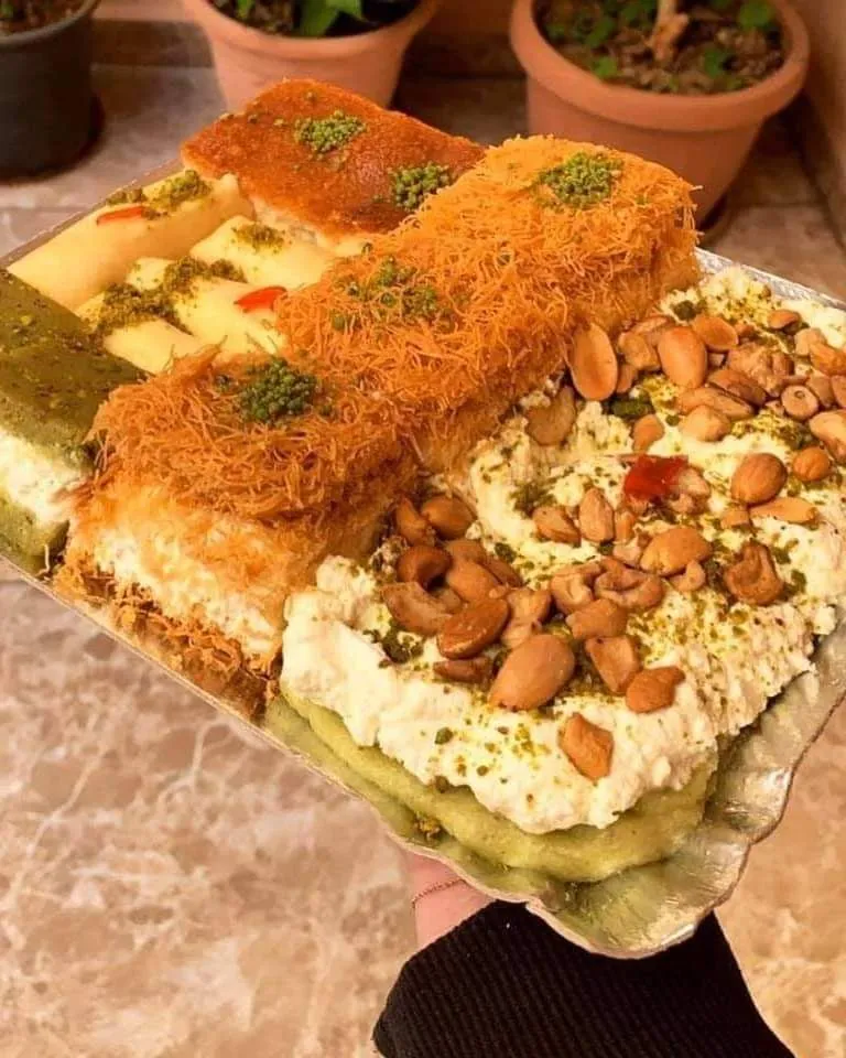 طريقة عمل الكنافة بالقشطة