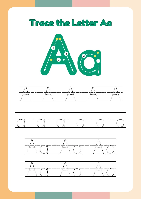 كراسة تتبع الحروف الإنجليزية My ABC