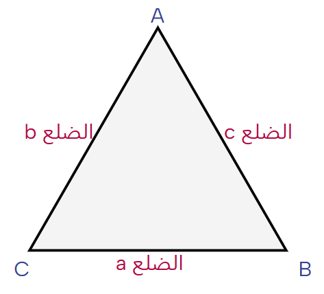 أضلاع المثلث
