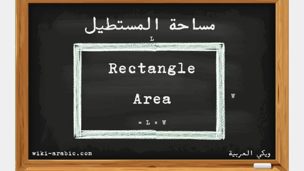 حساب مساحة المستطيل