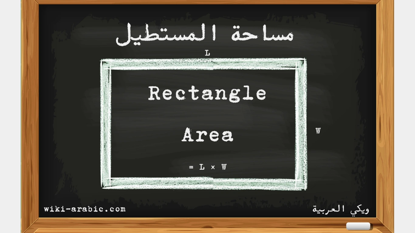 حساب مساحة المستطيل