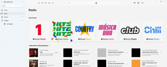 تطبيق Apple Music على الويندوز
