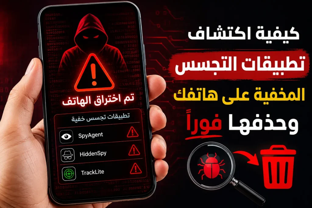كيفية اكتشاف تطبيقات التجسس المخفية على هاتفك وحذفها فوراً