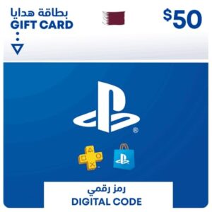 بطاقة ستور بلايستيشن 50 دولار - للحسابات القطرية فقط (كود رق..
