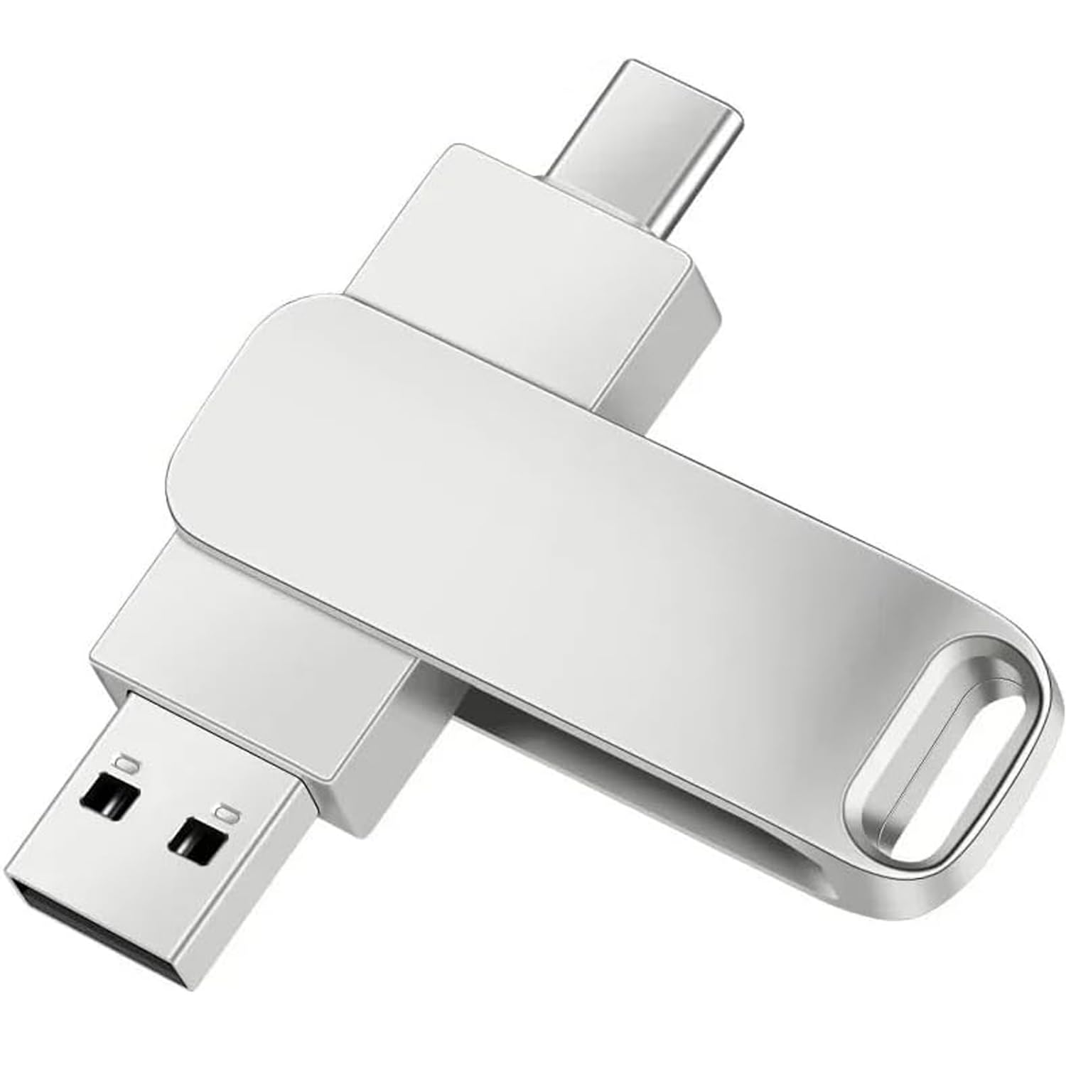 لينجي ذاكرة فلاش USB 3.0 سعة 2 تيرابايت، ذاكرة USB 3.0 سعة 2 تيرابايت، ذاكرة تخزين خارجية، متوافقة مع ايفون واندرويد واللا...