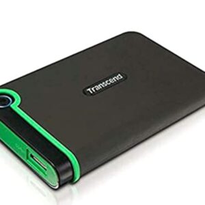 ترانسيند قرص صلب خارجي 2 تيرابايت من ستورجيت M3 بتصميم عسكري تم اختباره ضد السقوط بمنفذ USB 3.0، TS2TSJ25M3 - اسود