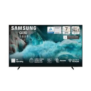تلفزيون QLED ذكي مقاس 75 بوصة، Q7F، معالج ذكاء اصطناعي 4K، حجم لون 100% مع كوانتوم دوت، مؤمن بواسطة نوكس، محتوى مجاني لا ن...