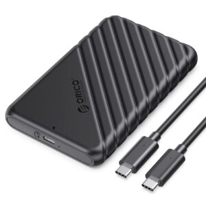 اوريكو حاوية قرص صلب USB C مع كيبل USB C الى C لـ 2.5 انش ساتا SSD HDD 6 جيجابايت في الثانية حافظة قرص صلب خارجي بدون ادوا...