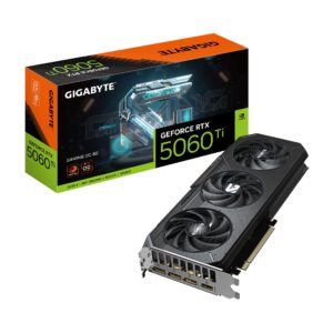 بطاقة رسومات جيفورس RTX 5060 Ti للألعاب او سي 8G - 8 جيجا، 128 بت، منفذ PCI-E 5.0، تردد وحدة المعالجة المركزية 2647 ميجاهر...