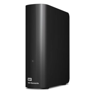 قرص تخزين صلب خارجي سعة 14 تيرابايت للمكتب بمنفذ USB 3.0 يعمل التخزين بالتوصيل والتشغيل من ويسترن ديجيتال، موديل WDBWLG014...