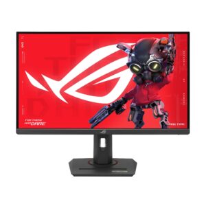 اسس شاشة العاب روج ستريكس 27 انش 4K HDR USB-C (XG27UCG) - UHD (3840x2160) وضع مزدوج (4K 160Hz او FHD 320Hz)، 1 مللي ثانية،...