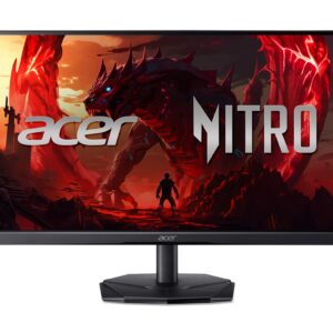 شاشة ألعاب FHD نيترو 24.5 بوصة من ايسر، (1920 × 1080)، تقنية AMD فري سينك، معدل تحديث 180Hz بزمن استجابة 1 مللي ثانية، دعم...