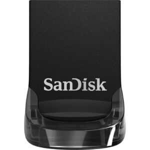ذاكرة فلاش الترا فيت USB 3.2 الجيل 1 بسعة 128 جيجابايت من سانديسك - حتى 400 ميجابايت/ثانية، تصميم سهل التوصيل والثبات - SD...