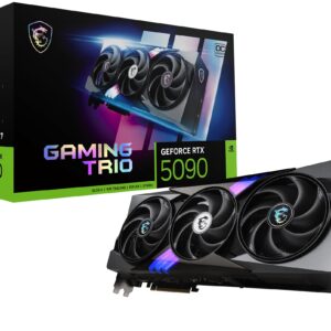MSI بطاقة رسومات للالعاب RTX 5090 32G ثلاثية او سي (32GB GDDR7، 512 بت، اكستريم كلوك TBD MHz، منفذ عرض x3 2.1a، HDMI 2.1b،...