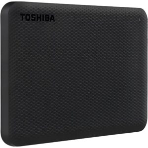 قرص صلب خارجي محمول 1 تيرا كانفيو ادفانس يو اس بي 3.0 من توشيبا، اسود - (HDTCA10XK3AA)، usb_1.1