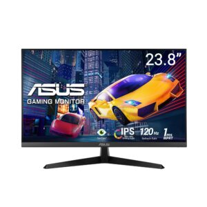 شاشة ألعاب اي كير VY249HGR من اسوس، 23.8 بوصة، ‏FHD(1920×1080)، ‏IPS، ‏120Hz(OC)، ‏1ms MPRT، ميزة ادبتيف سينك وسموث موشن، ...