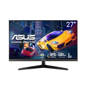 اسس شاشة العاب VY279HGR للعناية بالعين 27 انش FHD (1920×1080) IPS 120Hz او سي سموث موشن 1 مللي ثانية MPRT، مزامنة تكيفية، ...