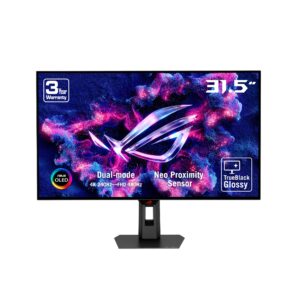 شاشة ألعاب روج ستريكس OLED XG32UCWMG - 32 بوصة (شاشة 31.5 بوصة) OLED لامع 4K - لون أسود