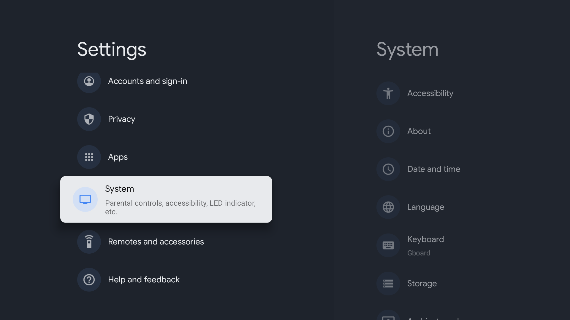 Google TV System