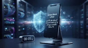 حل مشكلة حظر الأكشن (Action Block) المؤقت على تيك توك