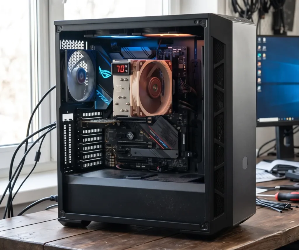 حل مشكلة ارتفاع درجة حرارة المعالج CPU أثناء الألعاب والضغط