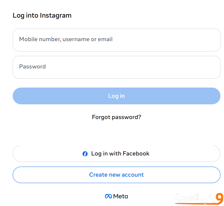 Steps to log in to Instagram from Google Chrome