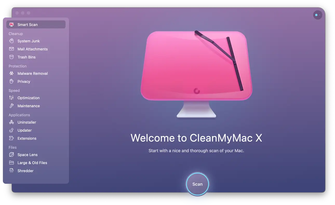 برنامج تسريع الماك clean my Mac X